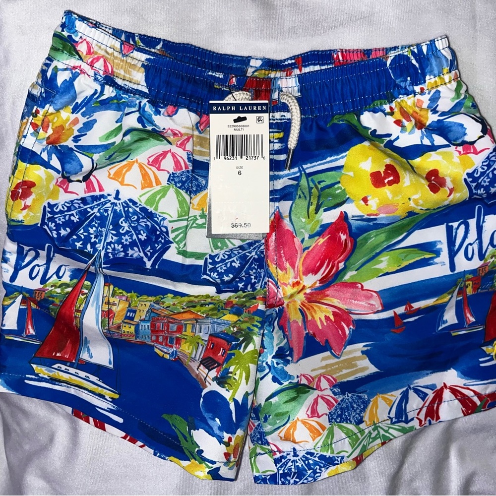 ***NWT*** Polo Ralph Lauren boys swim trunks